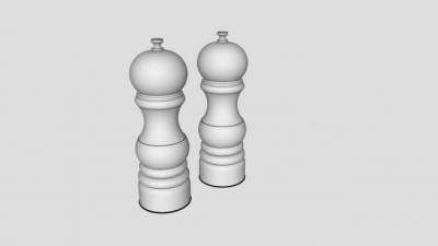欧式调味料罐SU模型下载_sketchup草图大师SKP模型
