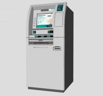 ATM取款机银行设备SU模型下载_sketchup草图大师SKP模型
