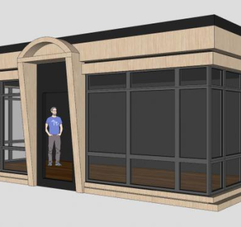 欧式阳光房空间SU模型下载_sketchup草图大师SKP模型
