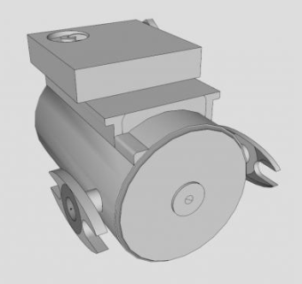 流体泵SU模型_su模型下载 草图大师模型_SKP模型