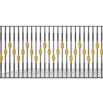 欧式铁艺栏杆sketchup模型下载_sketchup草图大师SKP模型