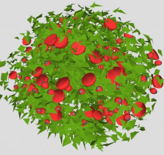 委陵菜属植物SU模型下载_sketchup草图大师SKP模型