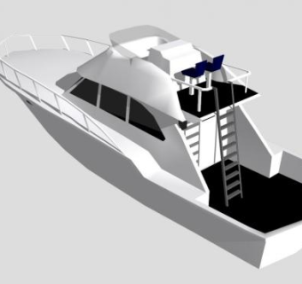 快艇飞艇SU模型下载_sketchup草图大师SKP模型