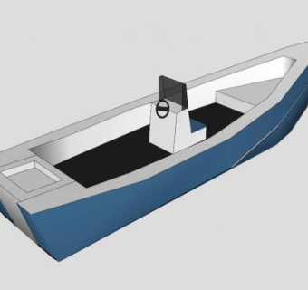 快艇游艇SU模型下载_sketchup草图大师SKP模型