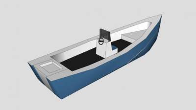 快艇游艇SU模型下载_sketchup草图大师SKP模型