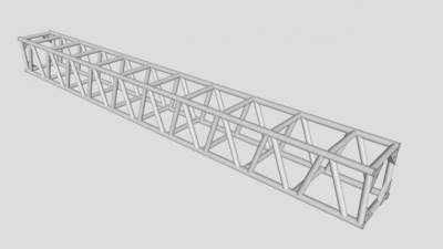 钢制脚手架SU模型下载_sketchup草图大师SKP模型