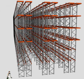 工程建筑脚手架sketchup模型下载_sketchup草图大师SKP模型