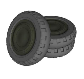 备胎轮胎轮毂SU模型下载_sketchup草图大师SKP模型