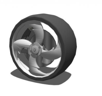 风火轮轮胎轮毂SU模型下载_sketchup草图大师SKP模型