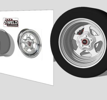 轮毂SU模型下载_sketchup草图大师SKP模型