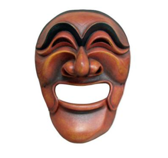 好笑面具饰品SU模型下载_sketchup草图大师SKP模型