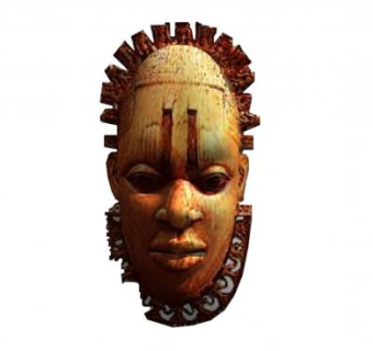 厚嘴唇面具饰品SU模型下载_sketchup草图大师SKP模型