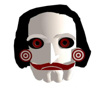 可怕面具饰品SU模型下载_sketchup草图大师SKP模型