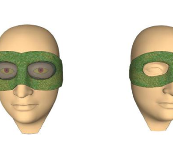 忍者神龟面具SU模型下载_sketchup草图大师SKP模型