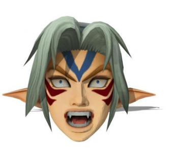 日本卡通面具饰品SU模型下载_sketchup草图大师SKP模型