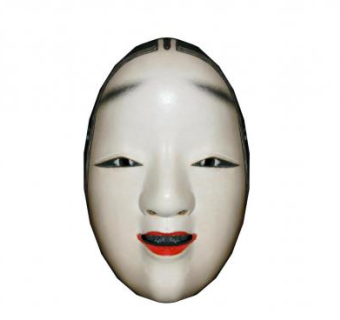 日本面具饰品SU模型下载_sketchup草图大师SKP模型