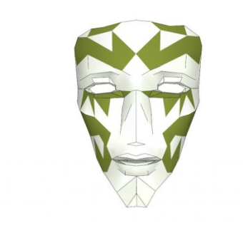 艺术面具SU模型下载_sketchup草图大师SKP模型