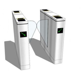 人行摆闸机闸机SU模型下载_sketchup草图大师SKP模型