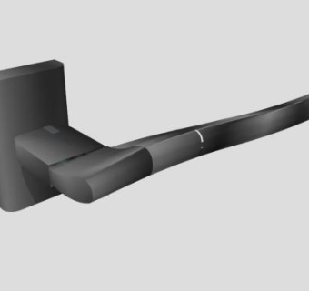 灰色门把手SU模型下载_sketchup草图大师SKP模型