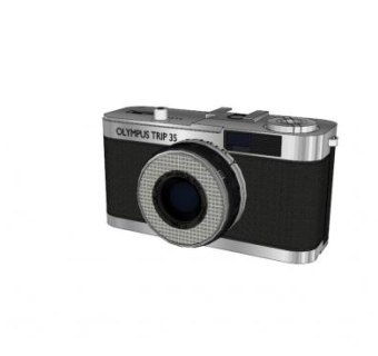 灰色微单相机SU模型下载_sketchup草图大师SKP模型