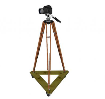 老式三脚架相机摄像机SU模型下载_sketchup草图大师SKP模型