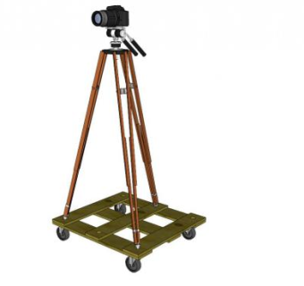 移动相机架子su模型下载_sketchup草图大师SKP模型