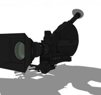 专业摄像机录像机SU模型下载_sketchup草图大师SKP模型