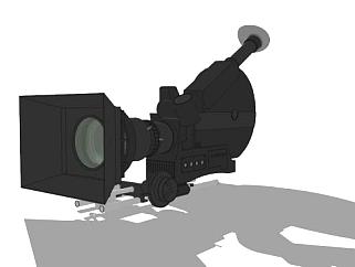 专业摄像机录像机SU模型下载_sketchup草图大师SKP模型