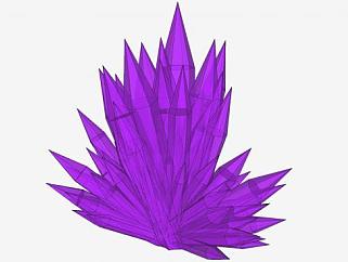 紫水晶SU模型下载_sketchup草图大师SKP模型