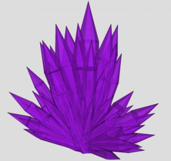 紫水晶SU模型下载_sketchup草图大师SKP模型