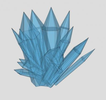 蓝水晶SU模型下载_sketchup草图大师SKP模型
