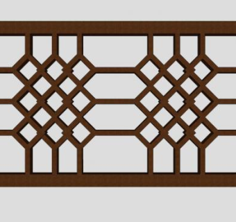 窗花雕花SU模型下载_sketchup草图大师SKP模型