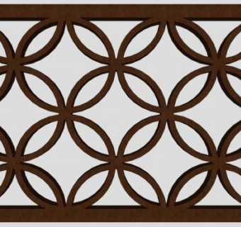 中式的窗花SU模型下载_sketchup草图大师SKP模型