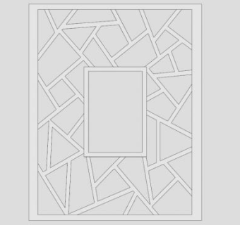 中式花格窗SU模型下载_sketchup草图大师SKP模型