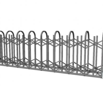 电动伸缩门挡杆闸门SU模型下载_sketchup草图大师SKP模型