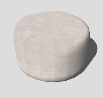 欧式圆柱沙发坐凳SU模型下载_sketchup草图大师SKP模型