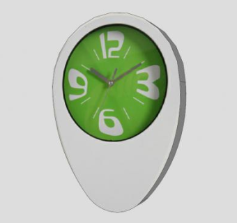 现代时钟钟表SU模型下载_sketchup草图大师SKP模型