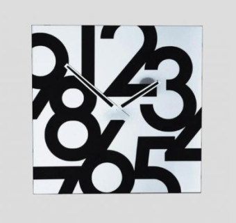 简约白色时钟钟表SU模型下载_sketchup草图大师SKP模型