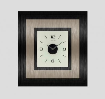 现代内敛挂钟SU模型下载_sketchup草图大师SKP模型