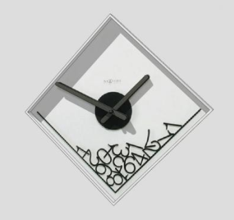 简约西式挂钟SU模型下载_sketchup草图大师SKP模型