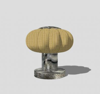 灯笼景观灯落地灯SU模型下载_sketchup草图大师SKP模型