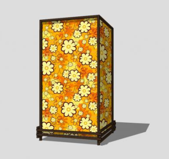 时尚日式景观灯SU模型下载_sketchup草图大师SKP模型