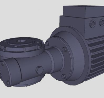 2个减速机SU模型_su模型下载 草图大师模型_SKP模型