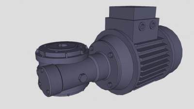 2个减速机SU模型_su模型下载 草图大师模型_SKP模型