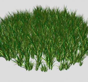 圆形大草坪SU模型下载_sketchup草图大师SKP模型
