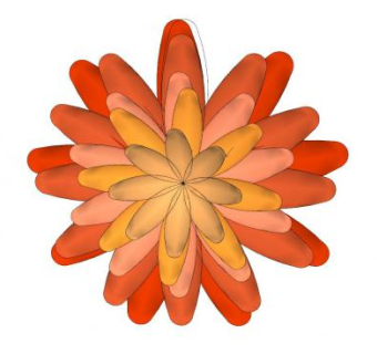 纸花SU模型下载_sketchup草图大师SKP模型