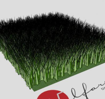 方形绿草坪SU模型下载_sketchup草图大师SKP模型