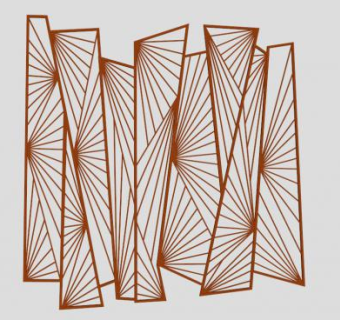 新中式创意镂空屏风SU模型下载_sketchup草图大师SKP模型