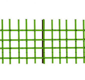 竹篱su模型下载_sketchup草图大师SKP模型