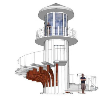 灯塔su模型下载_sketchup草图大师SKP模型